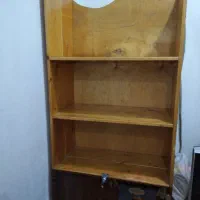 کتابخانه به همراه ویترین دوطبقه و کشو|کتابخانه، شلف، قفسههای دیواری|اهواز, زندوکیلی|دیوار