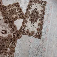 رومیزی چهارتیکه کاملا نو|پرده، رانر، رومیزی|چمستان, |دیوار