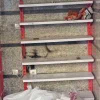 میز پیشخوان و قفسه و چهار پایه آهنی|مبلمان اداری|تهران, کوثر|دیوار