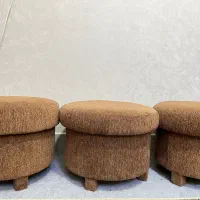 ۳عدد پاف یا میز|مبلمان خانگی و میز عسلی|اصفهان, مفتح|دیوار