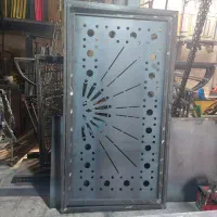 درب انباری حیاط دولنگه نفررو cnc درب اهنی انباری|مصالح و تجهیزات ساختمان|تهران, تهرانسر شرقی|دیوار