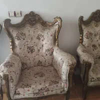 مبلمان سلطنتی سالم بدون شکستگی|مبلمان خانگی و میز عسلی|قائمشهر, |دیوار