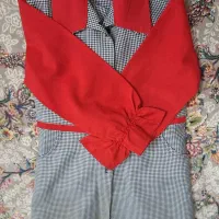 مانتو و شلوار مهد مناسب ۵ سال