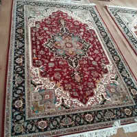 ی جفت فرش ماشینی نو ۴ روزه گرفتم