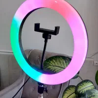 رینگ لایت سری جدید RGB رنگین کمانی کاملا نو|لوازم جانبی موبایل و تبلت|شیراز, نصر|دیوار