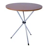 میز دکوری خاطره گرد چوبی با پایه فلزی|مبلمان خانگی و میز عسلی|سیرجان, |دیوار