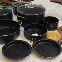 سرویس قابلمه تفلون گرانیت کاملا نو