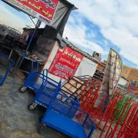 گاری چرخ بزرگ چهار چرخ دستی حمل بار (چرخ بزرگ)|ابزارآلات|تهران, میدان میوه و تره‌بار مرکزی|دیوار