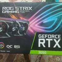 rtx3050ti rog strix rgb ۸gb 3 فن نو
