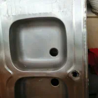 سینک دو لگنه استیل البرز