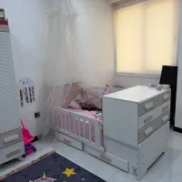تخت و کمد کودک و نوجوان همراه تشک