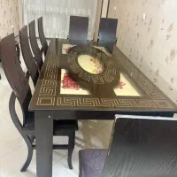 میز غذا خوری و صندلی هشت نفره