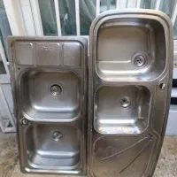دو عدد سینک استیل درحد نو