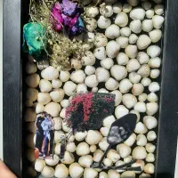 فروش تابلو رزینی گل جاودان سفارش اختصاصی