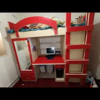 تخت دوطبقه جنسMDF فروش فوری