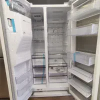 جهیزیه ساید بای ساید ویترینی با جاروبرقی رایگان|یخچال و فریزر|بروجرد, |دیوار