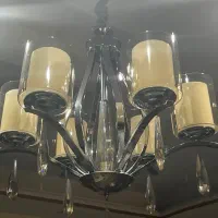 لوستر و اباژور کریستال شامپاینی