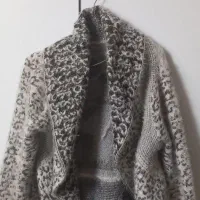 پلیور بافت جلو باز