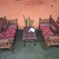 تخت سنتی ۱۲۰ در ۶۰ با چوب روسی|مبلمان خانگی و میز عسلی|تهران, نعمت‌آباد|دیوار