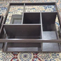 میز وسط پذیرایی به همرا دو عدد عسلی همگی با شیشه