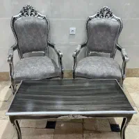 مبلمان سلطنتی چوب راش|مبلمان خانگی و میز عسلی|تهران, نازی‌آباد|دیوار
