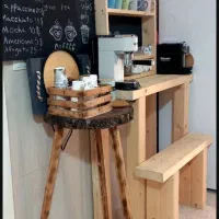 میز و نیمکت کافی بار