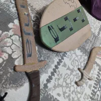 شمشیر و سپر و چاقو چوبی 3تیکه