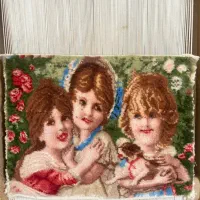 تابلو فرش دارچوبک|تابلو فرش|قم, زنبیل آباد|دیوار