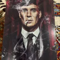 قاب چوبی و کاشی تابلو