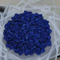 دسته گل روبانی هدیه ای ماندگار|گل مصنوعی|شیراز, زرهی|دیوار