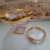 میوه خوری و ۶عدد پیش دستی