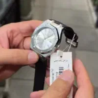 ساعت مچی ap مردانه شیک بند رابر سیلور