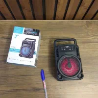 اسپیکر بلوتوثی شارژی فلش و رم و رادیو رقص نور|سیستم صوتی خانگی|ری, ظهیرآباد|دیوار