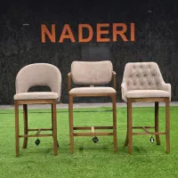 صندلی اپن کانتر چوبی