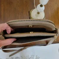 کیف چرم طبیعی نسکافه ای|کیف، کفش، کمربند|مشهد, دانشجو|دیوار
