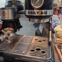 دستگاه قهوه نیمه صنعتی همراه با اسیاب