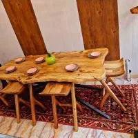 میز صندلی عسلی شلف و...|میز و صندلی غذاخوری|محمدشهر, محمدشهر|دیوار