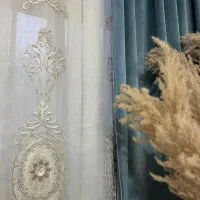 پرده|پرده، رانر، رومیزی|قم, شهرک امام حسین|دیوار