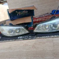 چراغ جلو فابریک رانا معمولی و پرژکتور سپر درحد