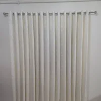 ۲ عدد پرده کامل شبیه و سایز هم|پرده، رانر، رومیزی|گرگان, |دیوار