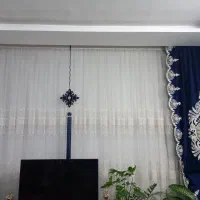 پرده تمیز با دستک