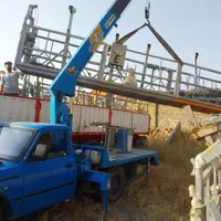 نیسان  خاور۷تن جرثقیل حمل جابه جایی اسکلت ۵ر|خدمات حمل و نقل|مشهد, بهمن|دیوار