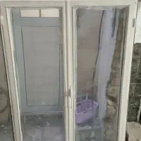 درب آهنی انباری دوتا ویک پنجره|مصالح و تجهیزات ساختمان|مشهد, ایوان|دیوار