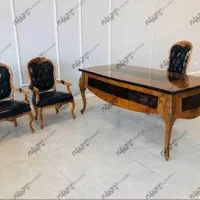 مبلمان اداری میز مدیریت رویال پولیشی نیم ست کلاسیک|دفتر کار|تهران, فاطمی|دیوار