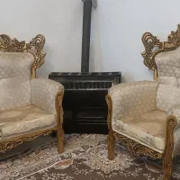 مبل سلطنتی ۹ نفره|مبلمان خانگی و میز عسلی|چناران, |دیوار