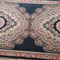 فرش ۱۵ متری نو ۳×۵ کناره ۱×۵ سورمه ایی نو