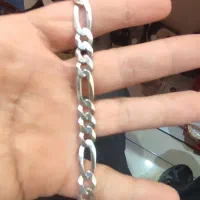 دستبند نقره ی ایتالیایی مدل فیگارو   925