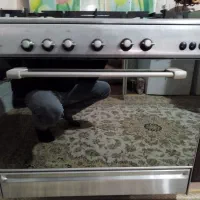 اجاق گاز تمام استیل سنگین فردار جوجه گردان