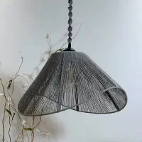 ساخت انواع لوستر مکرومه|لوستر و چراغ آویز|رشت, استقامت ۱|دیوار