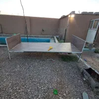 تخت فلزی مناسب باغ